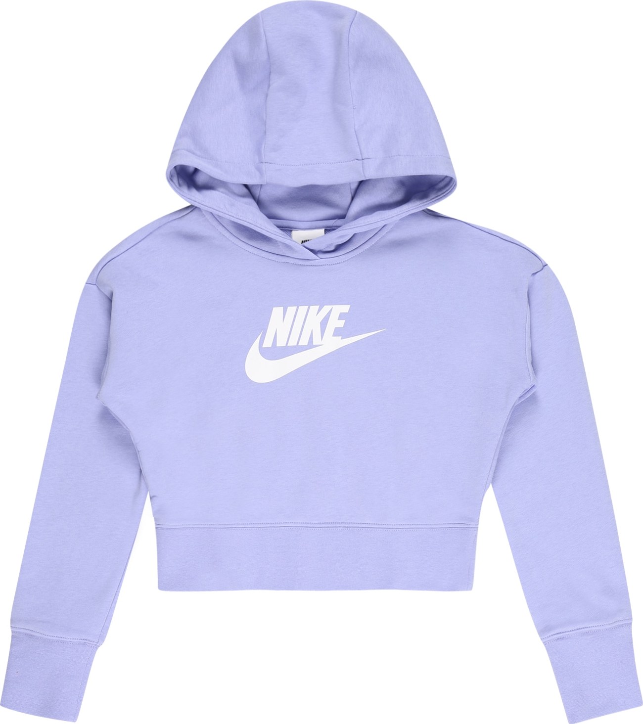 Nike Sportswear Mikina stříbrně šedá / světle fialová