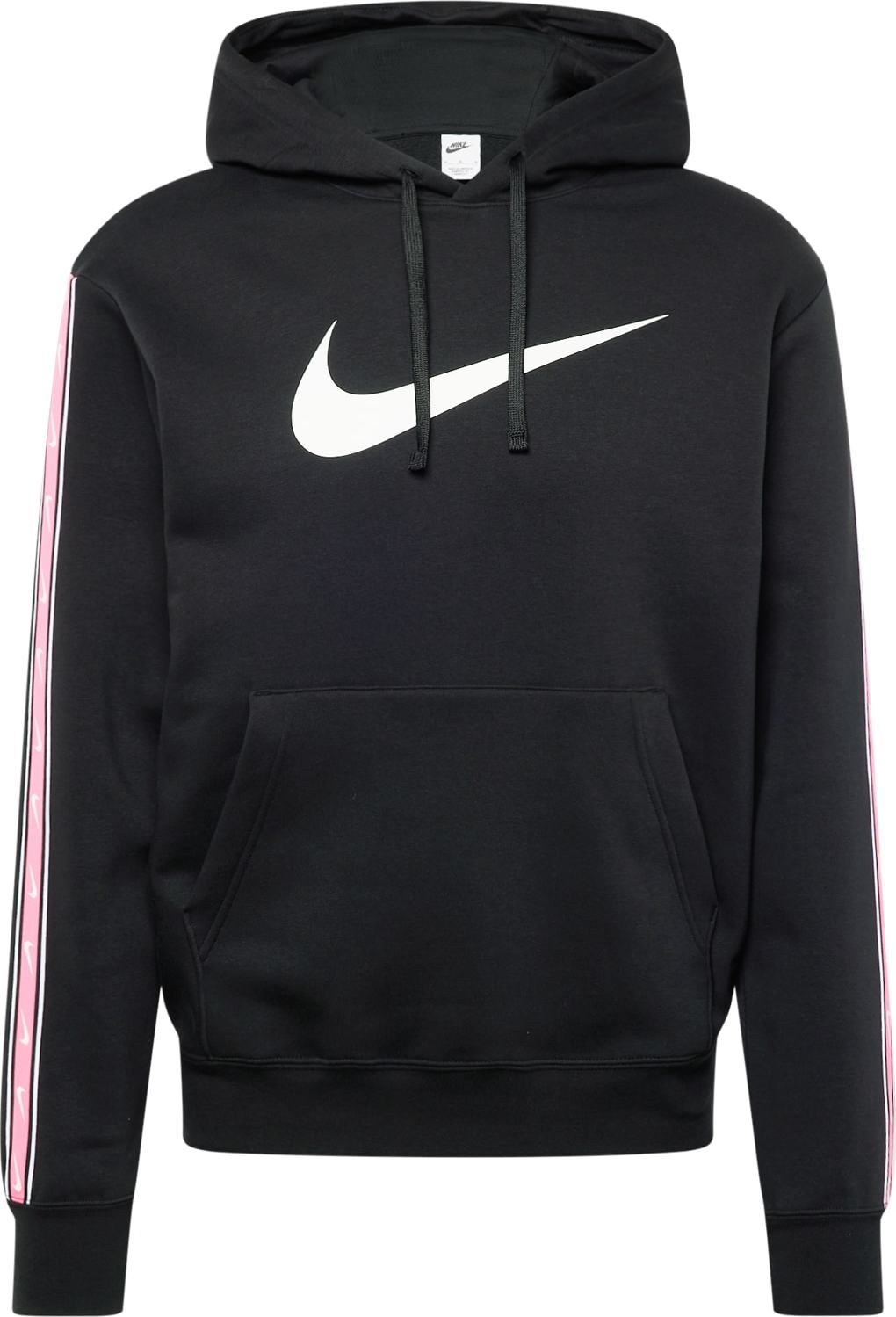 Nike Sportswear Mikina světle růžová / černá / bílá