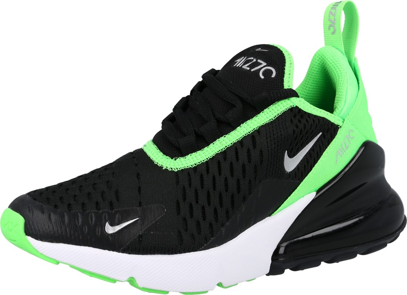 Nike Sportswear Tenisky 'Air Max 270' šedá / světle zelená / černá