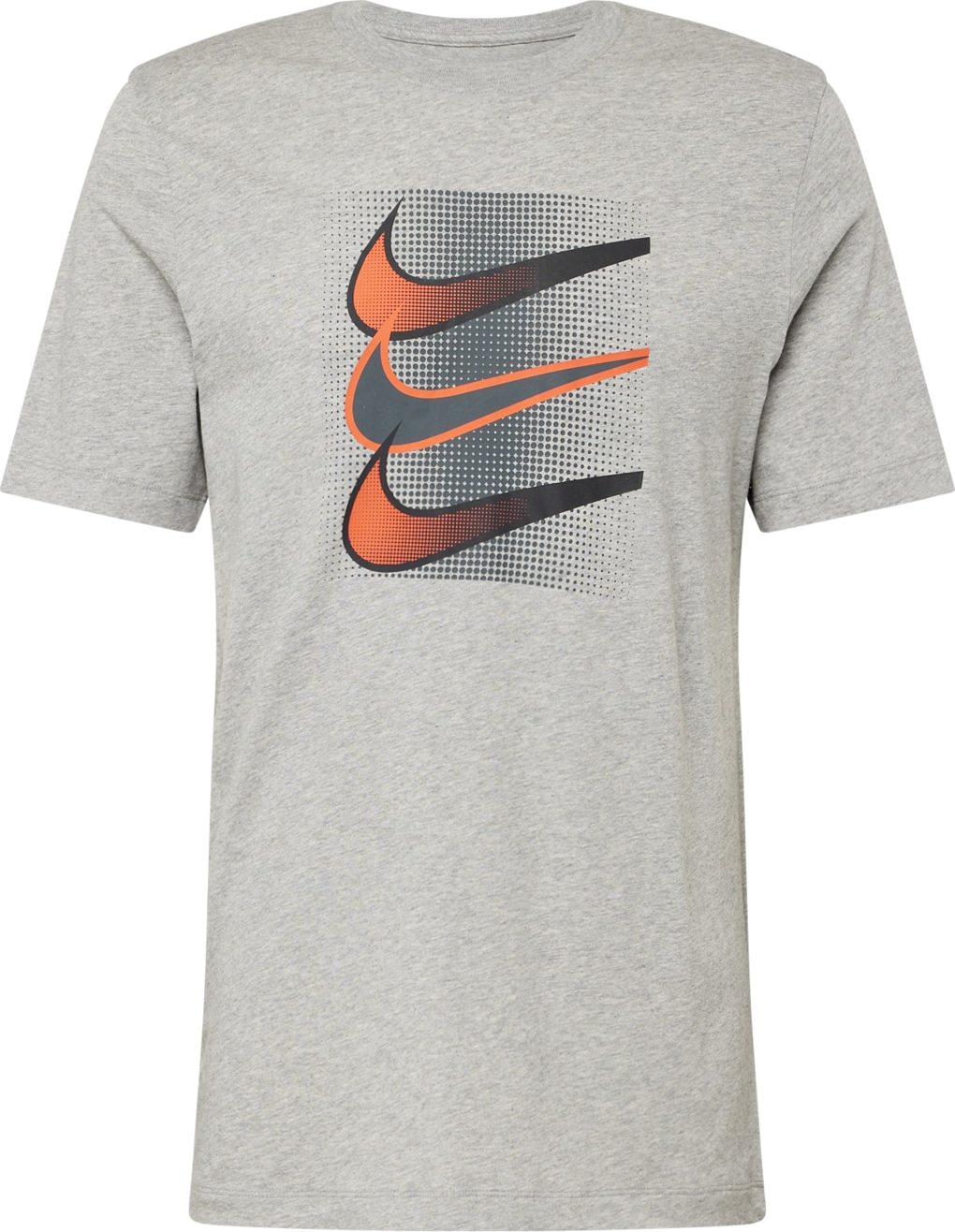 Nike Sportswear Tričko antracitová / šedý melír / jasně červená / černá