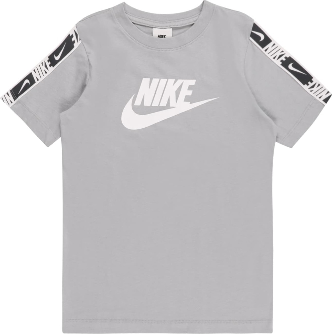 Nike Sportswear Tričko šedá / černá / bílá