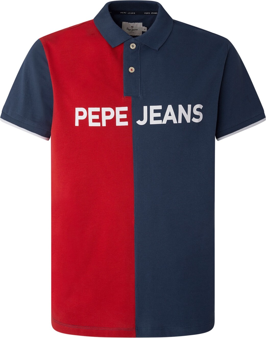 Pepe Jeans Tričko 'Jan' marine modrá / červená / bílá