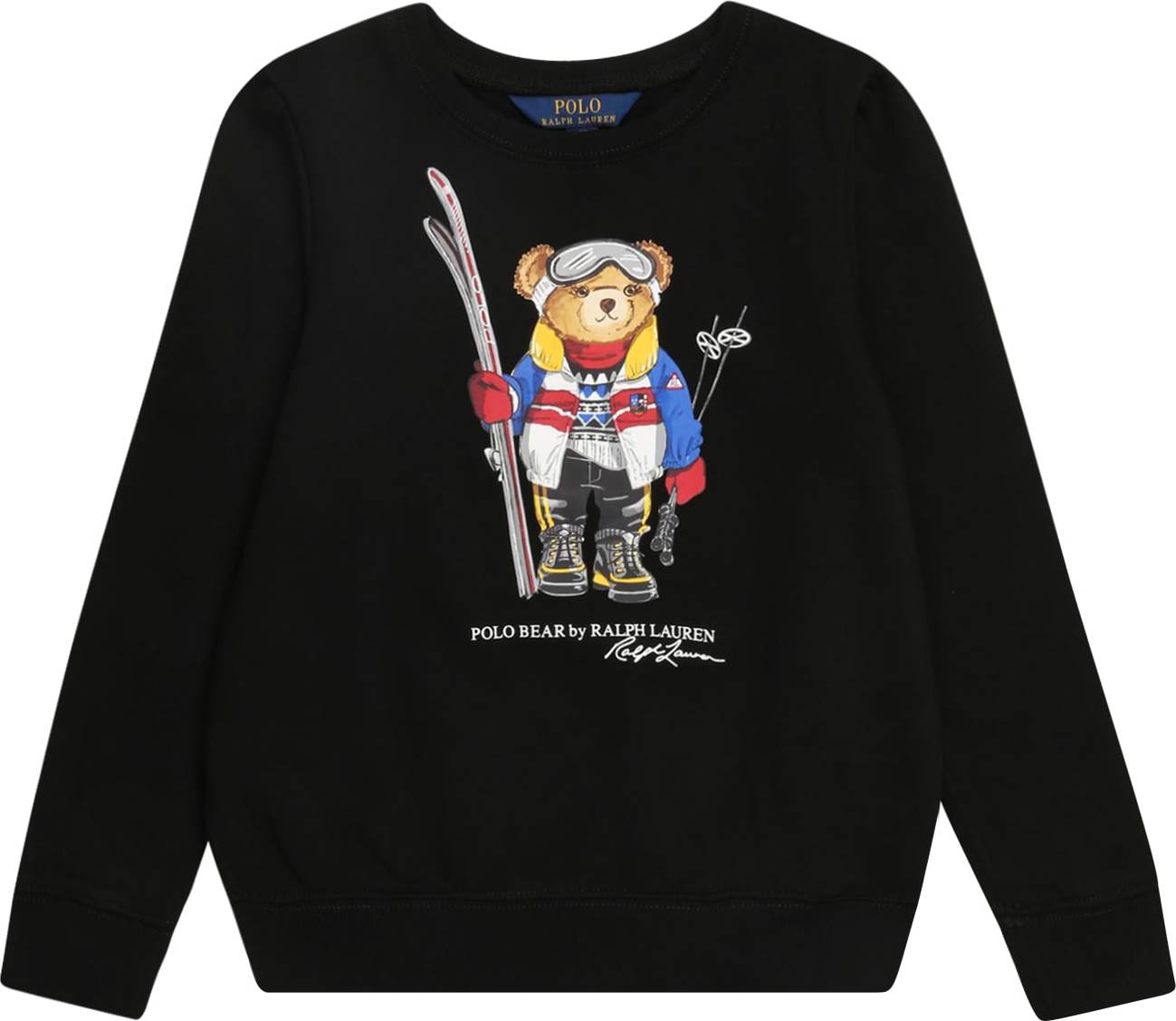 Polo Ralph Lauren Mikina modrá / červená / černá / bílá