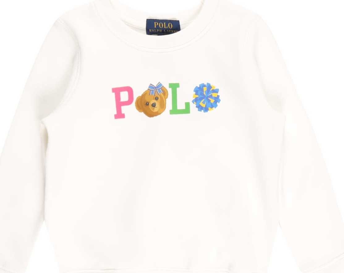 Polo Ralph Lauren Mikina modrá / žlutá / zelená / bílá