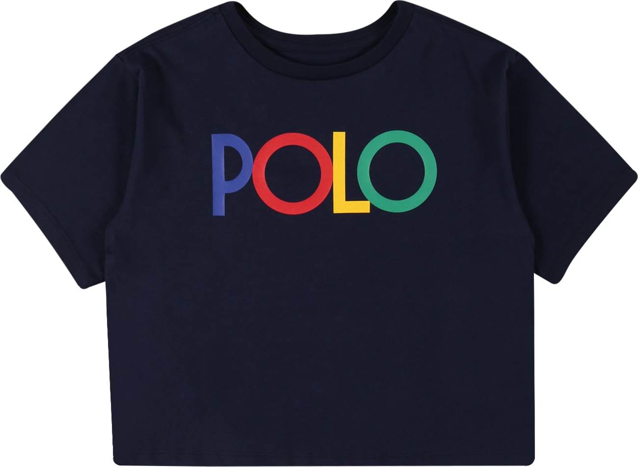 Polo Ralph Lauren Tričko modrá / námořnická modř / žlutá / zelená / červená