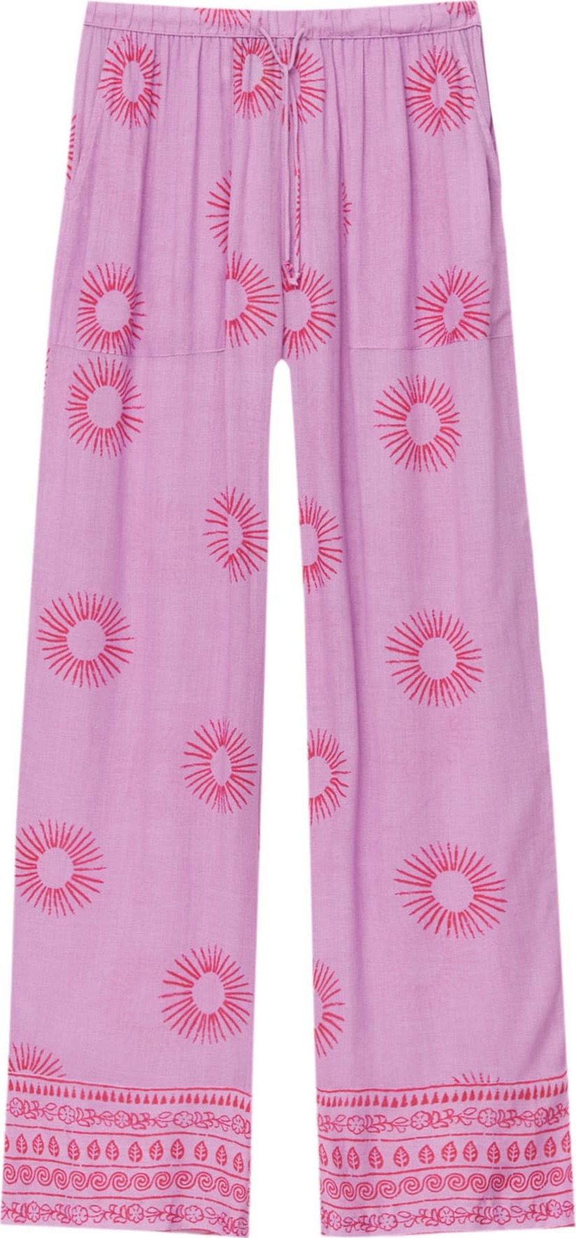 Pull&Bear Kalhoty cyclam / pink