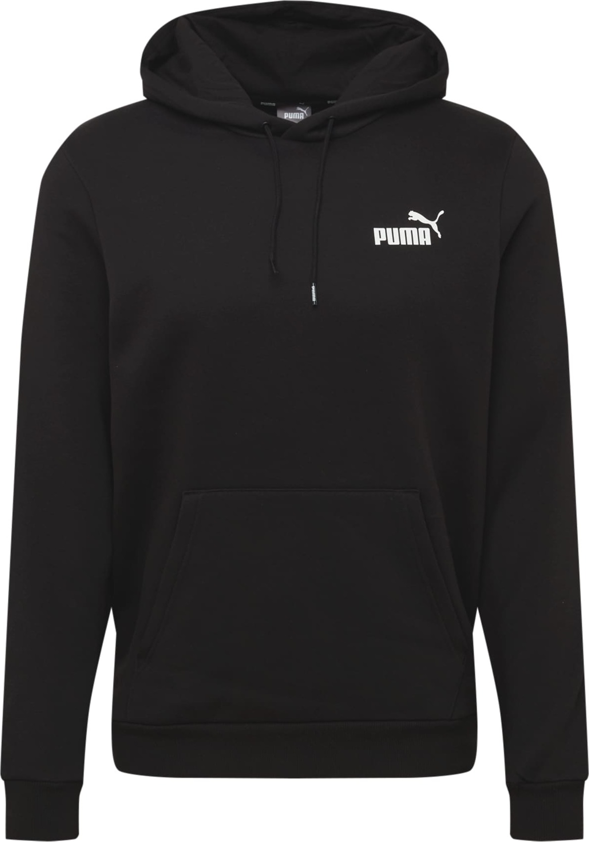 PUMA Sportovní mikina černá / bílá