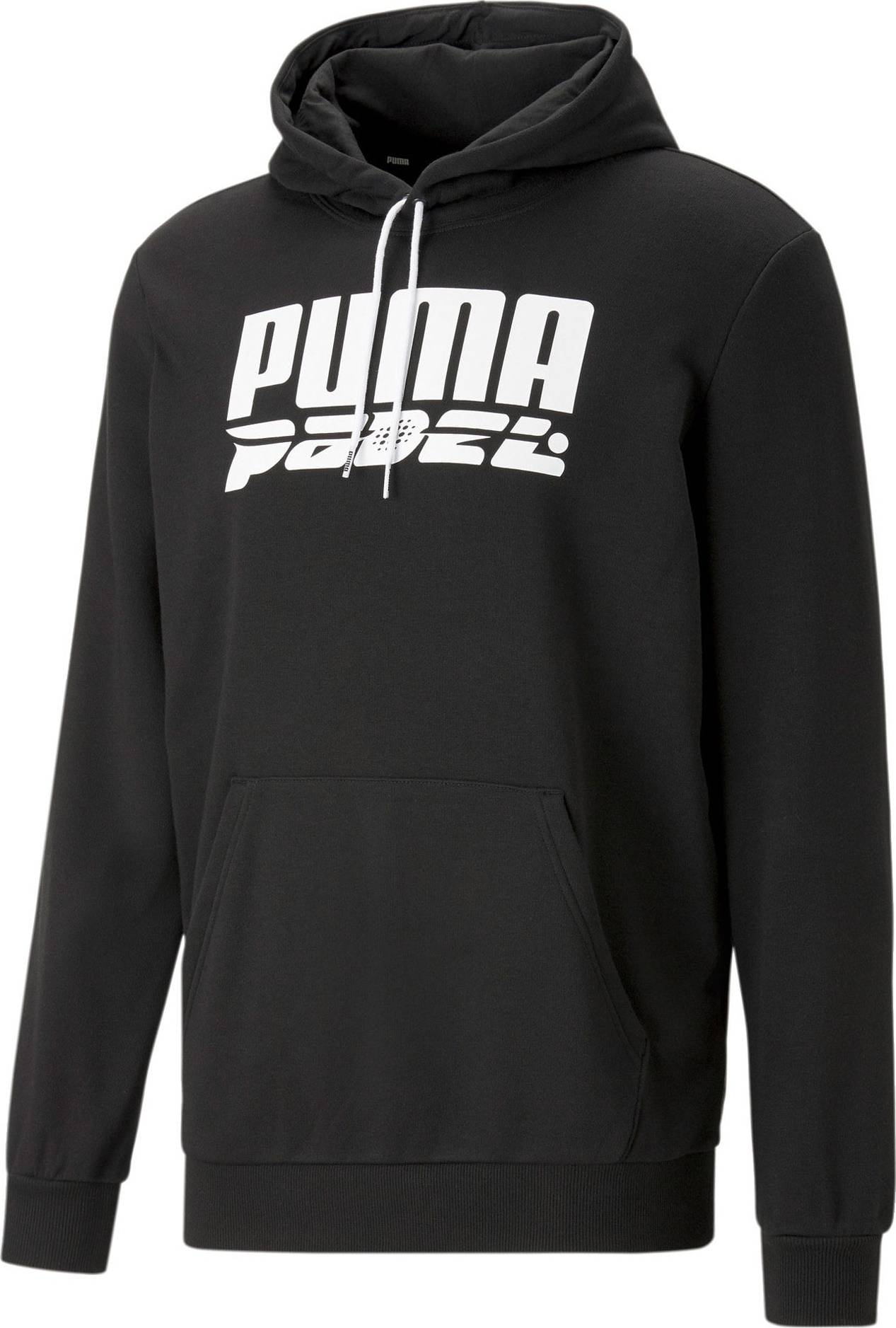 PUMA Sportovní mikina 'Team Liga' černá / bílá