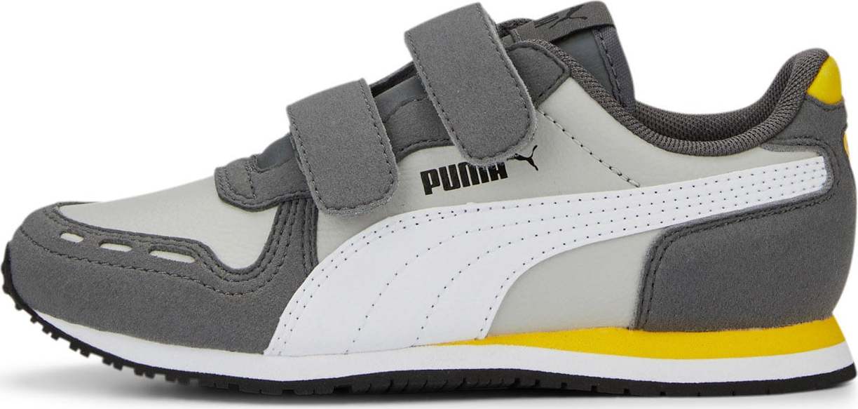 PUMA Tenisky 'Cabana Racer' žlutá / šedá / světle šedá / bílá