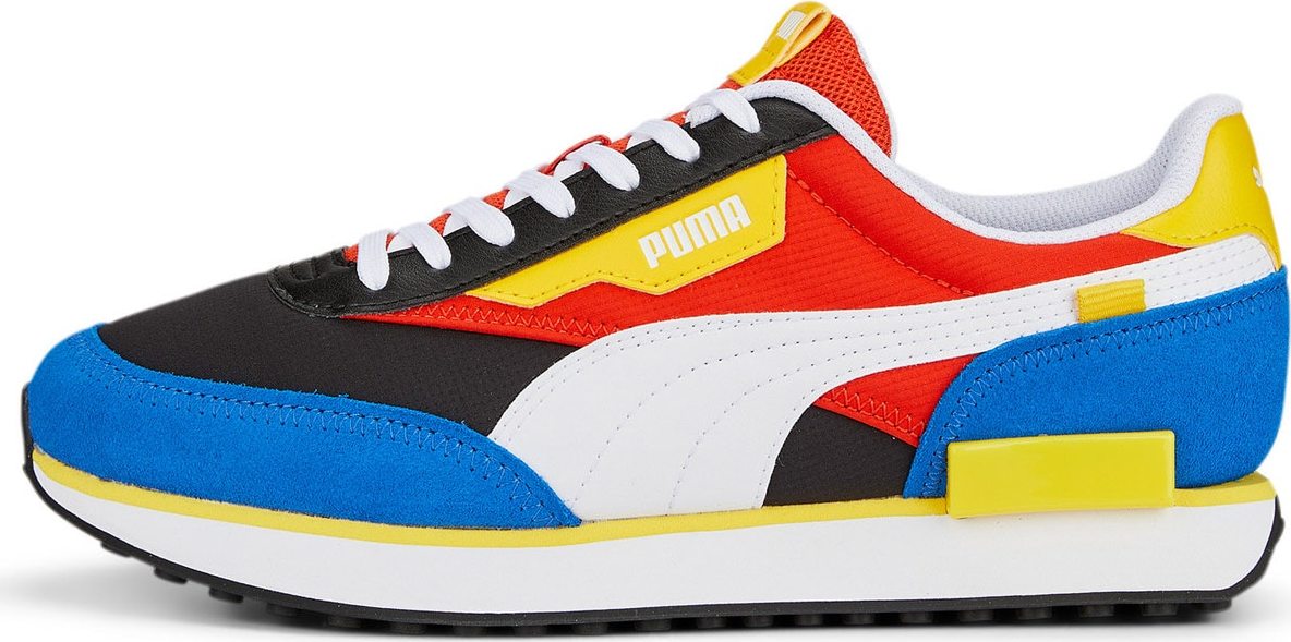 PUMA Tenisky 'Future Rider New Core' královská modrá / žlutá / červená / černá