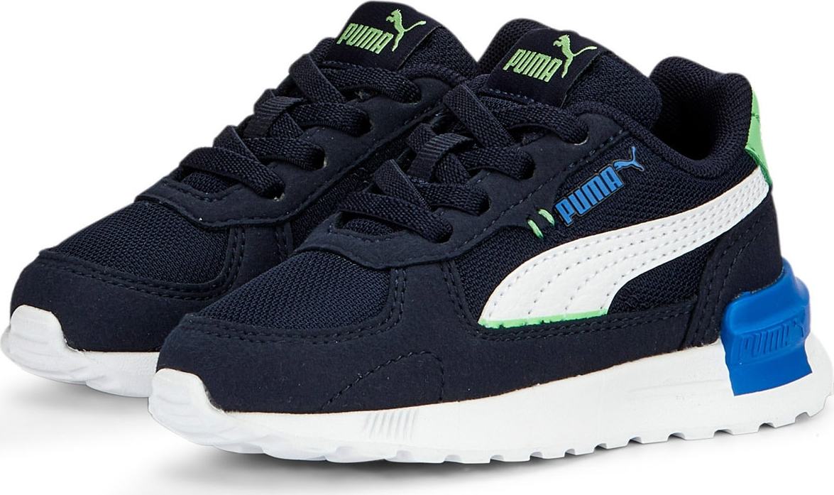 PUMA Tenisky 'Graviton' modrá / světle zelená / bílá