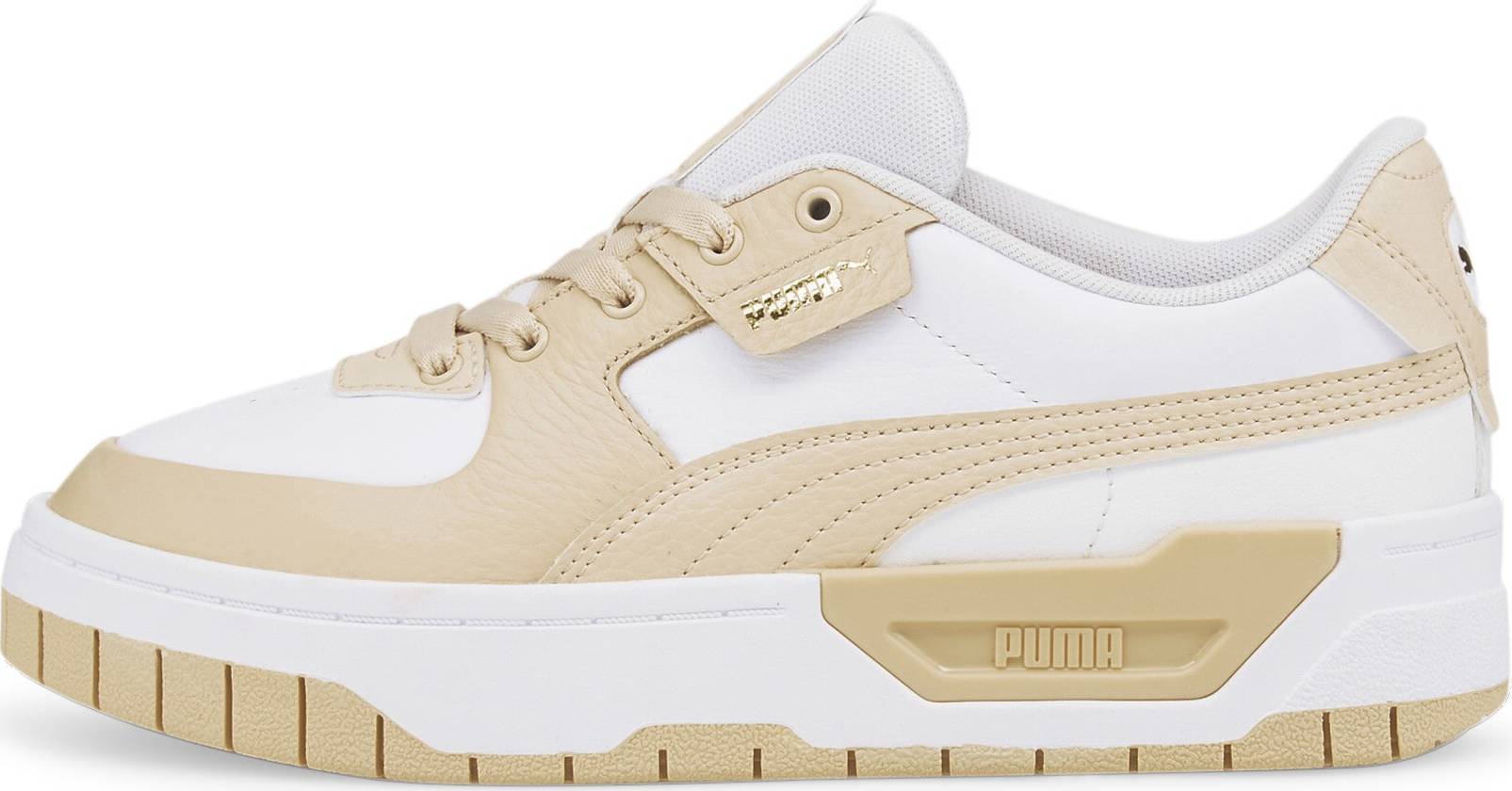 PUMA Tenisky písková / bílá