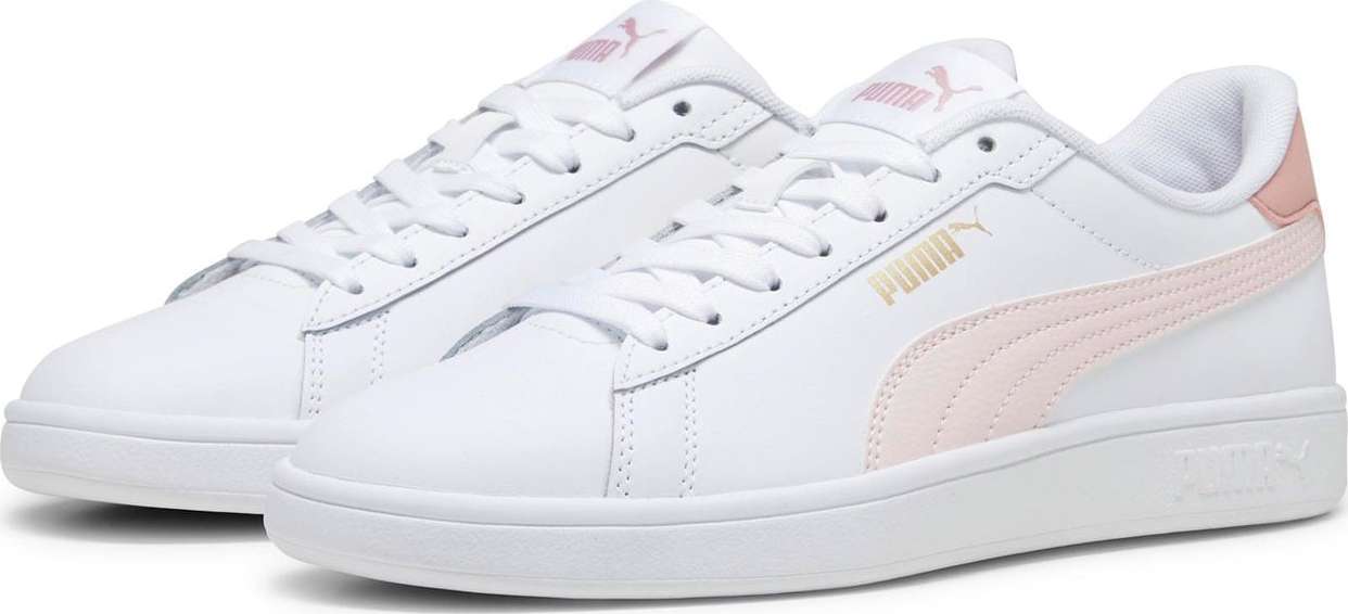 PUMA Tenisky 'Smash 3.0' zlatá / pastelově růžová / bílá