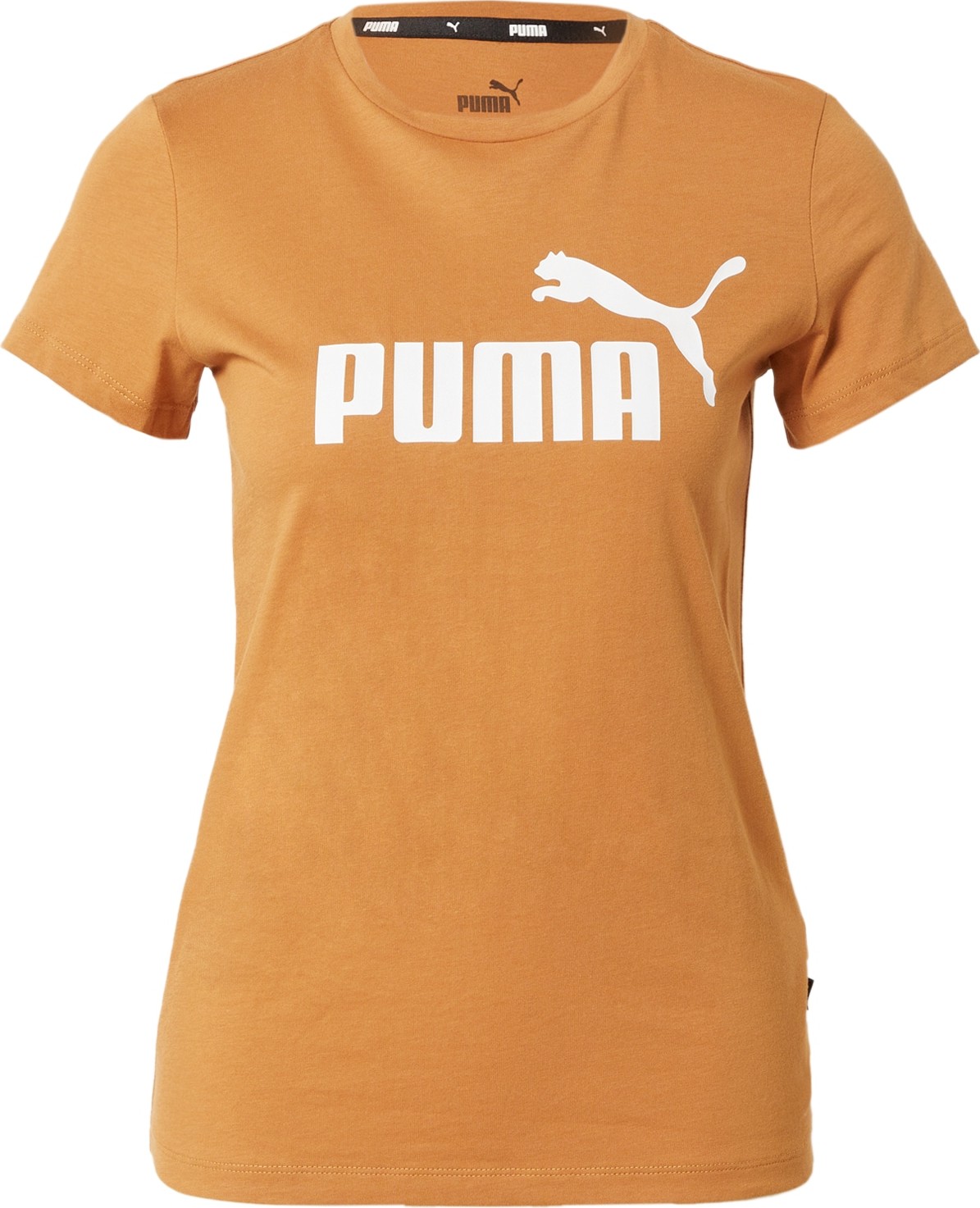 PUMA Tričko béžová / bílá