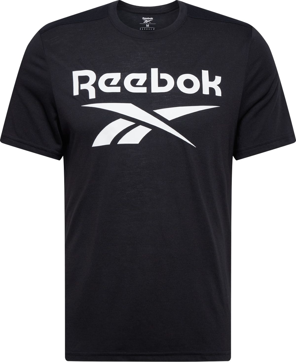 Reebok Sport Funkční tričko černá / bílá