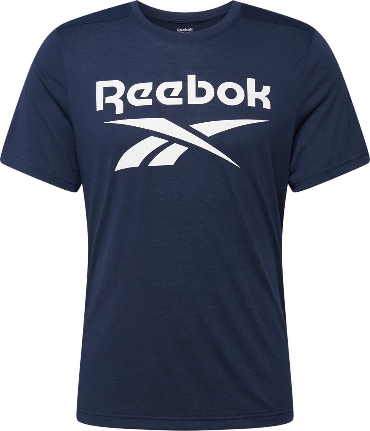 Reebok Sport Funkční tričko tmavě modrá / bílá