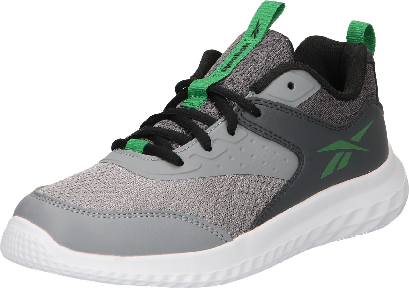 Reebok Sport Sportovní boty 'RUSH RUNNER 4.0' šedá / tmavě šedá / zelená / černá