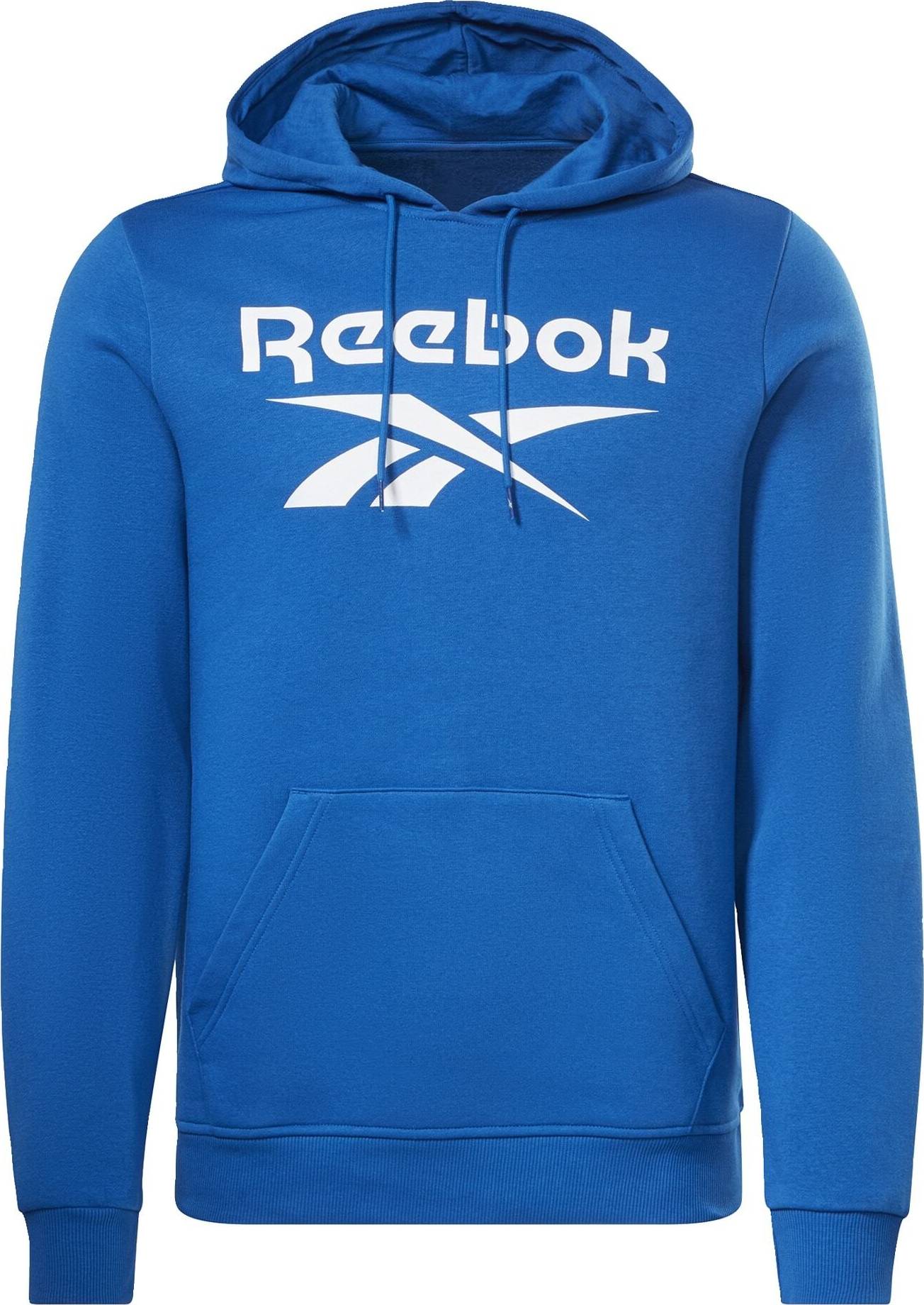 Reebok Sport Sportovní mikina modrá / bílá