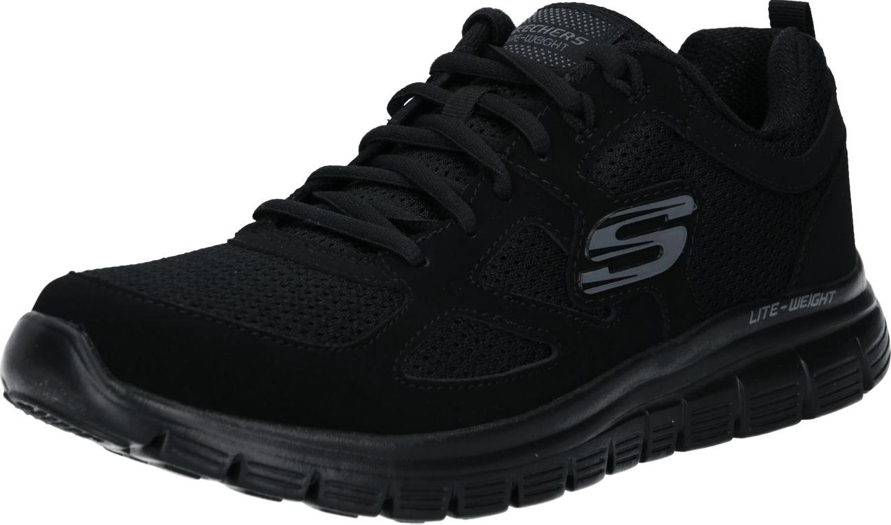 SKECHERS Tenisky 'Burns Agoura' šedá / černá