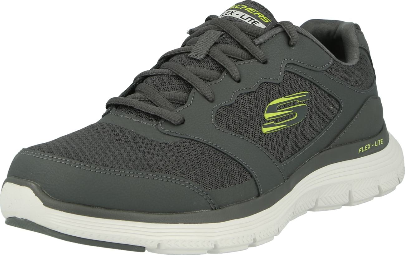 SKECHERS Tenisky 'Flex Advantage 4.0' svítivě žlutá / tmavě šedá