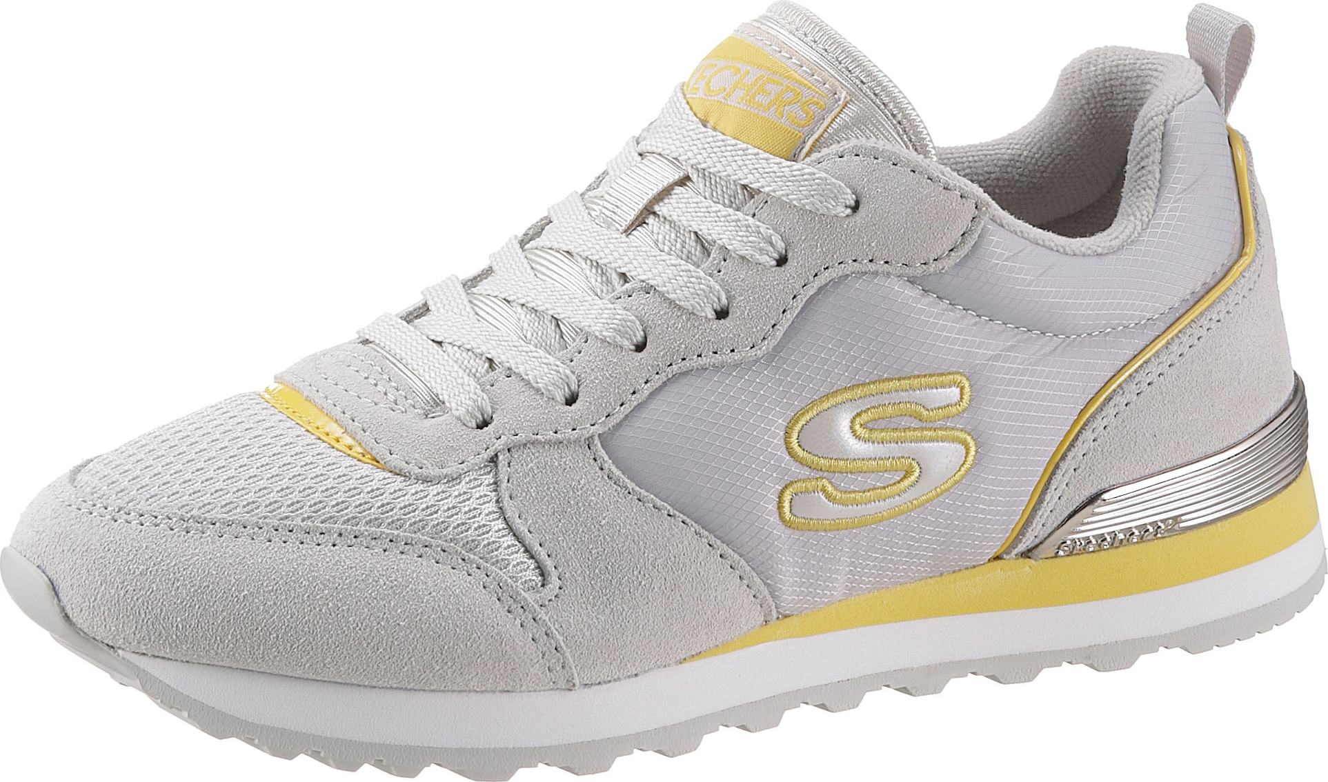 SKECHERS Tenisky 'OG 85' žlutá / světle šedá / stříbrná