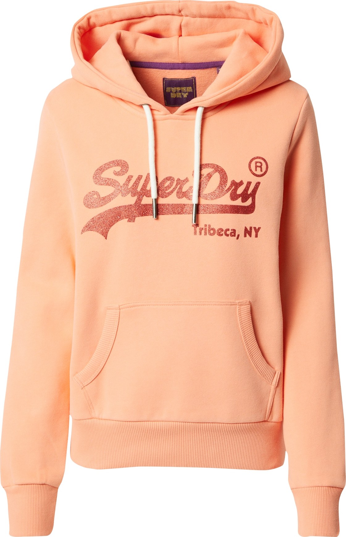 Superdry Mikina korálová / červená