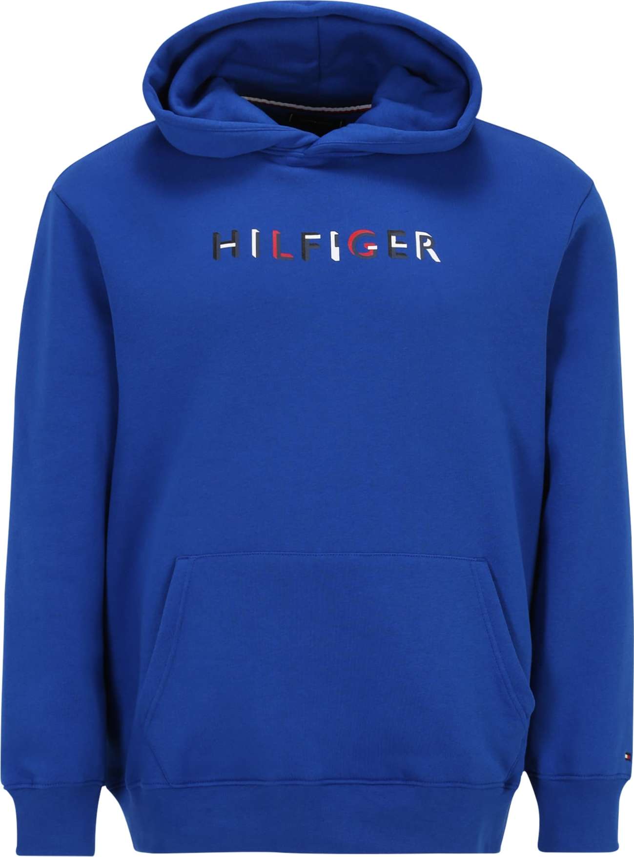 Tommy Hilfiger Big & Tall Mikina modrá / námořnická modř / červená / bílá