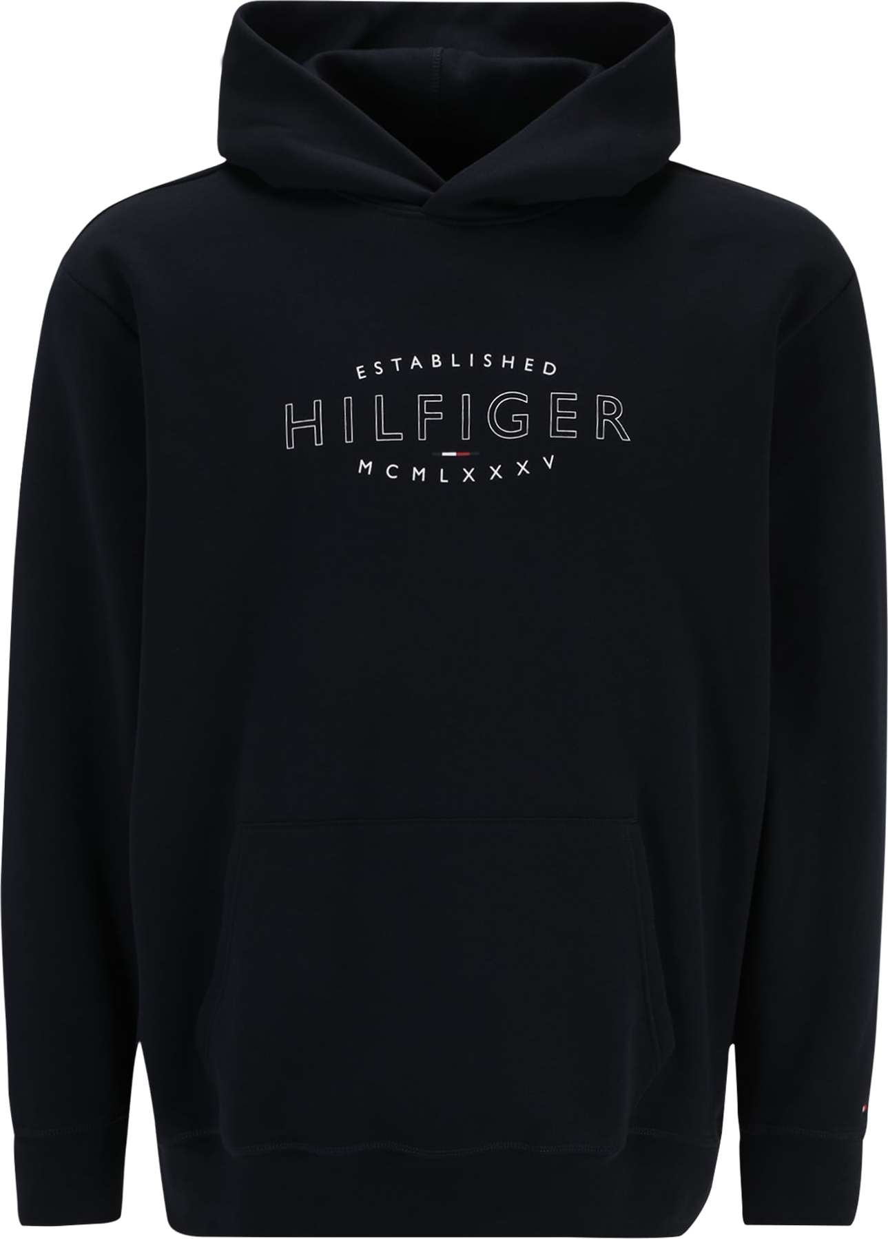 Tommy Hilfiger Big & Tall Mikina noční modrá / červená / offwhite