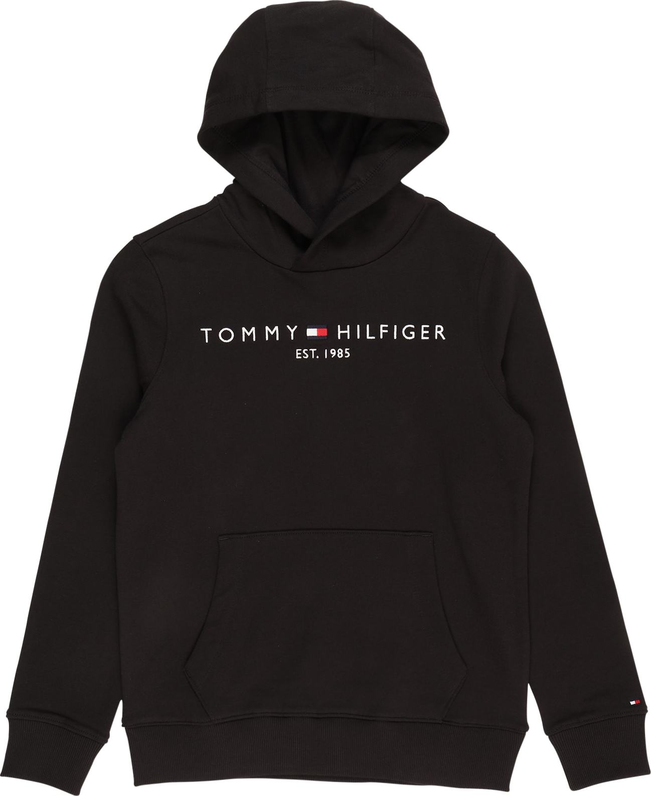 TOMMY HILFIGER Mikina červená / černá / bílá