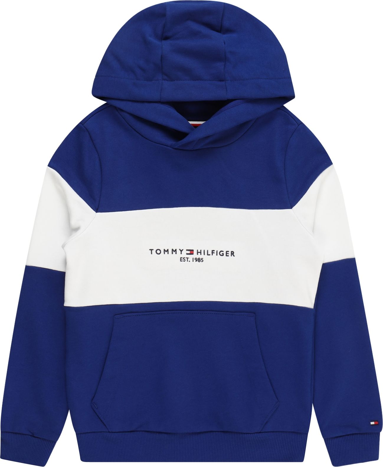 TOMMY HILFIGER Mikina modrá / bílá