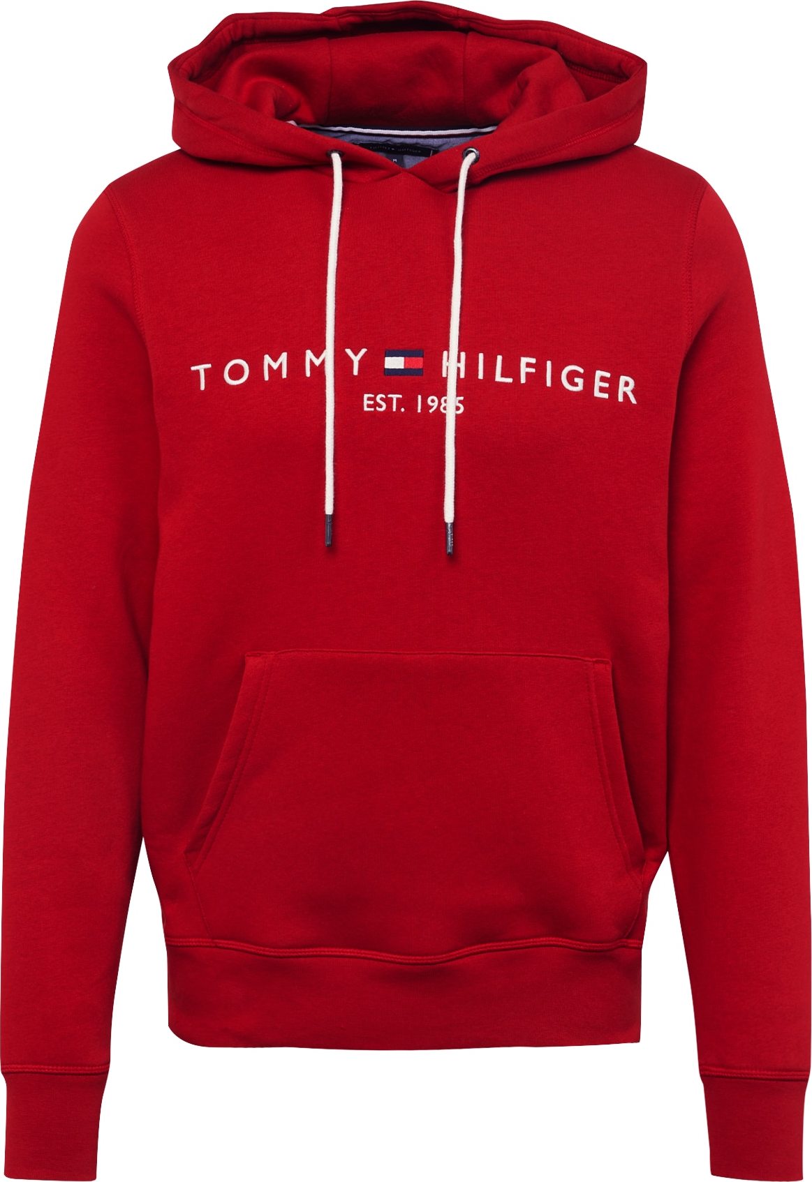 TOMMY HILFIGER Mikina námořnická modř / krvavě červená / bílá