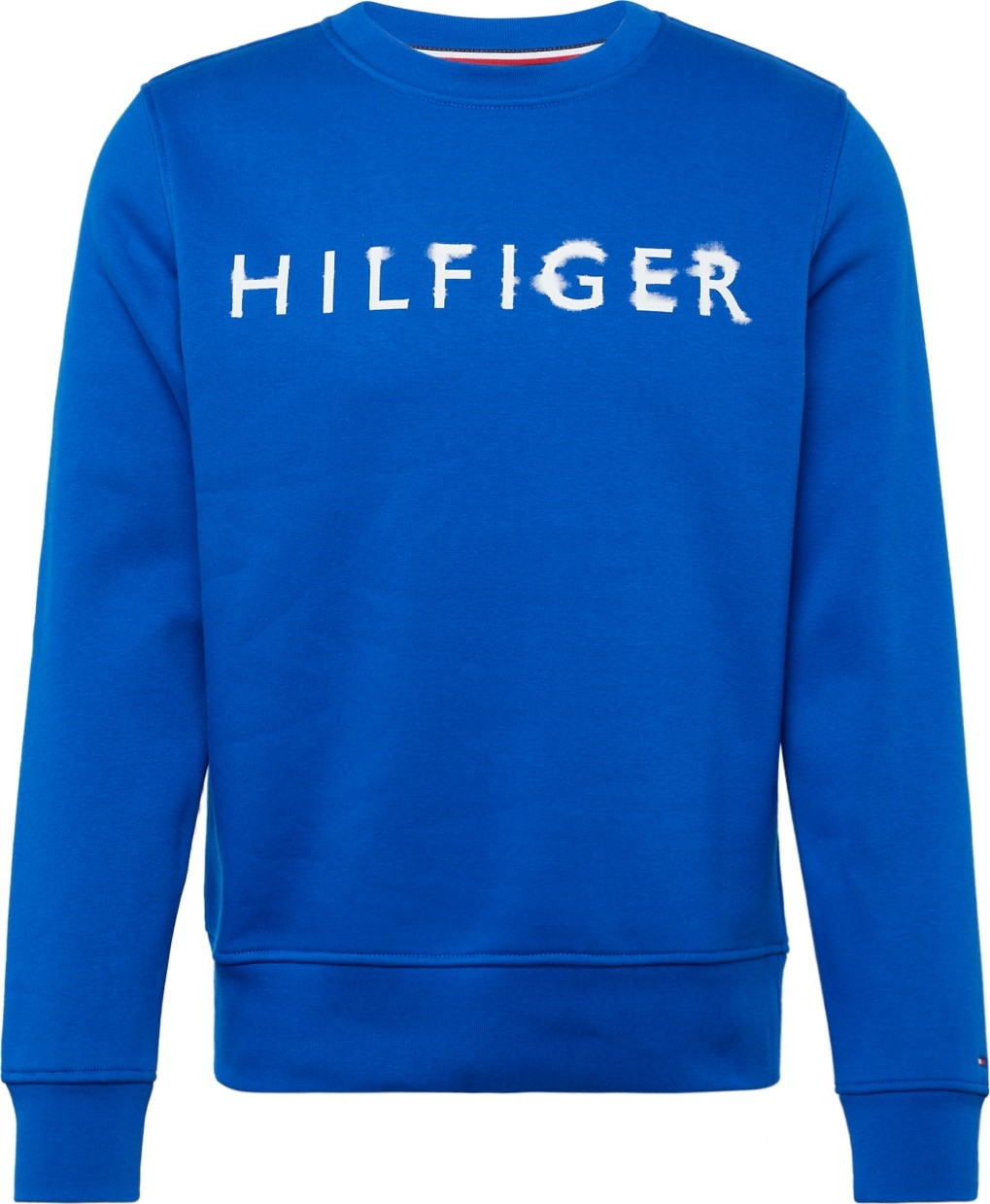 TOMMY HILFIGER Mikina tmavě modrá / bílá