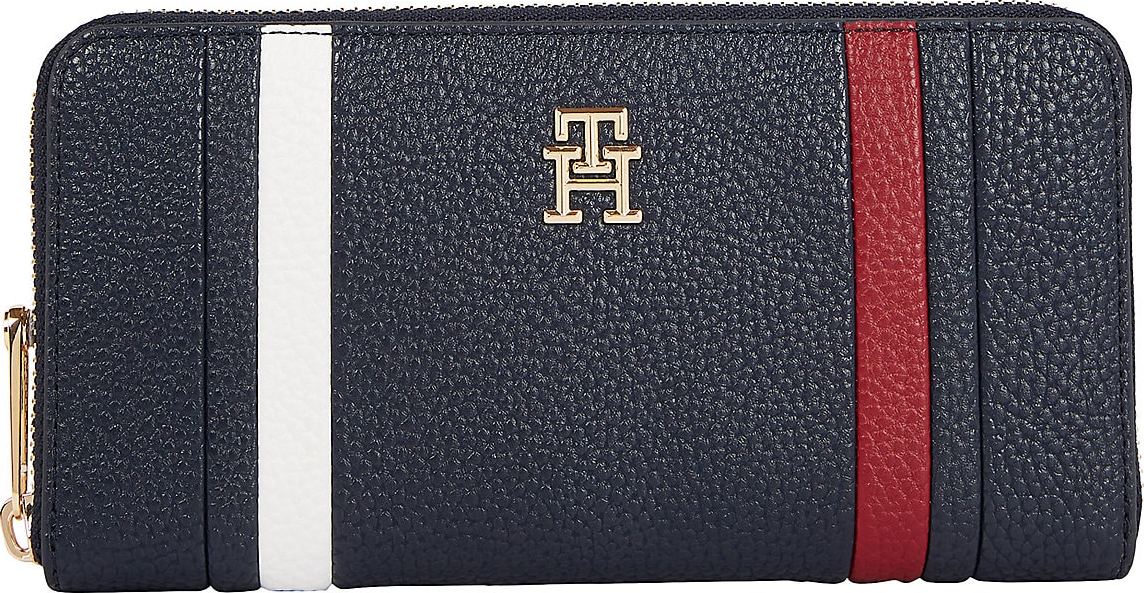 TOMMY HILFIGER Peněženka tmavě modrá / zlatá / červená / bílá