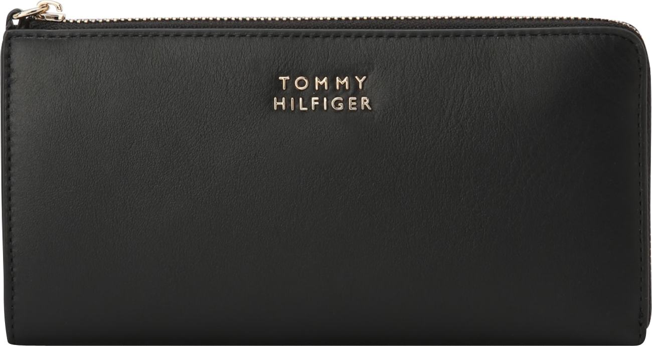 TOMMY HILFIGER Peněženka zlatá / černá