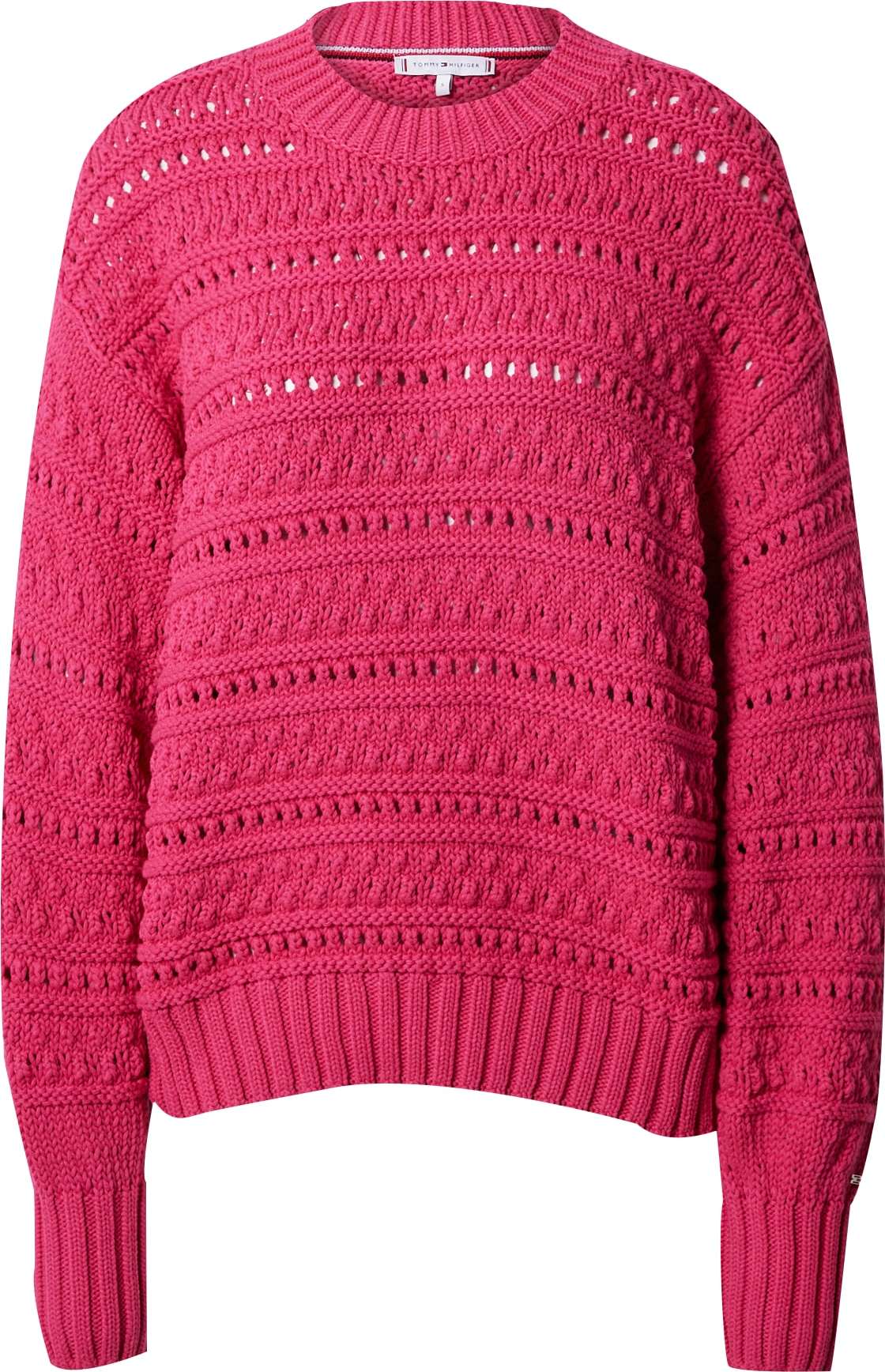 TOMMY HILFIGER Svetr magenta