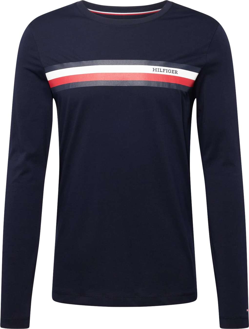 TOMMY HILFIGER Tričko námořnická modř / červená / bílá