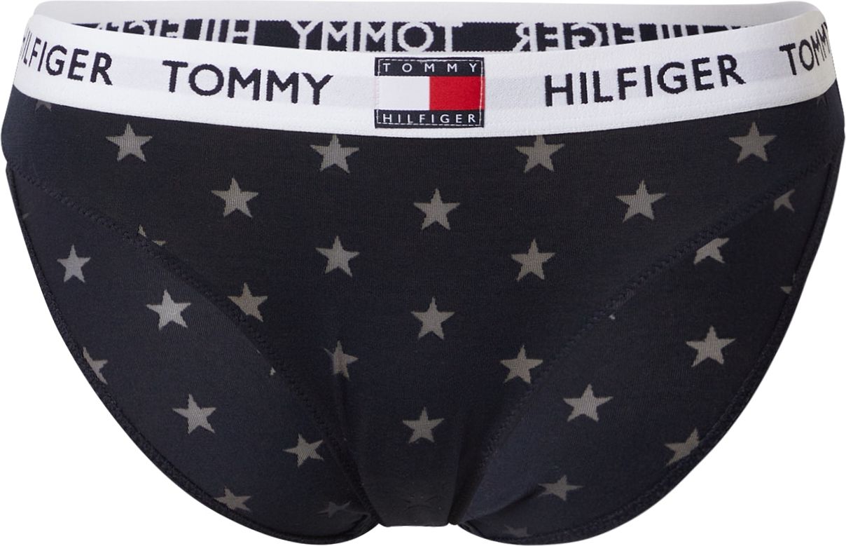 Tommy Hilfiger Underwear Kalhotky 'BURNOUT' noční modrá / šedá / červená / bílá