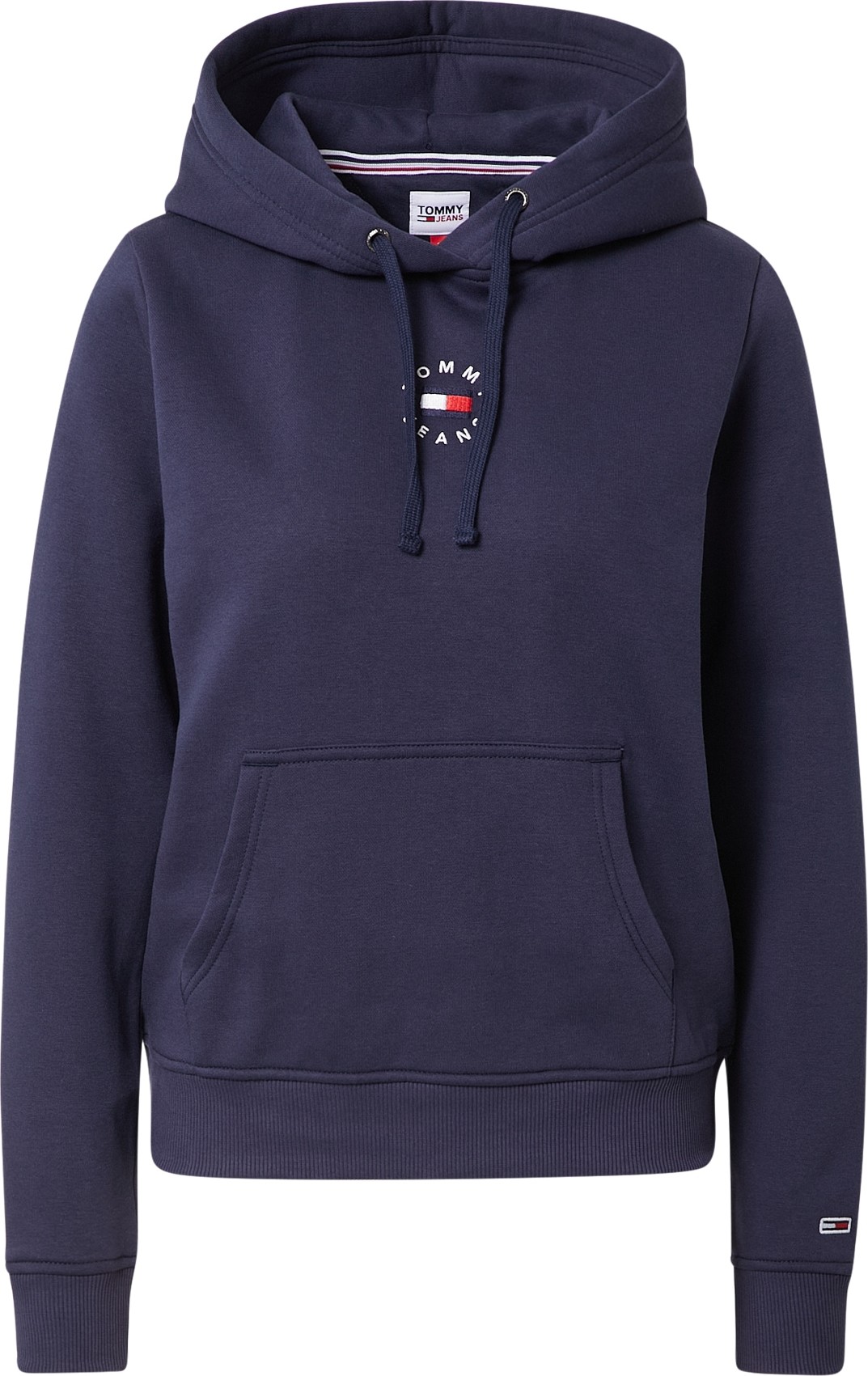 Tommy Jeans Mikina marine modrá / červená / bílá