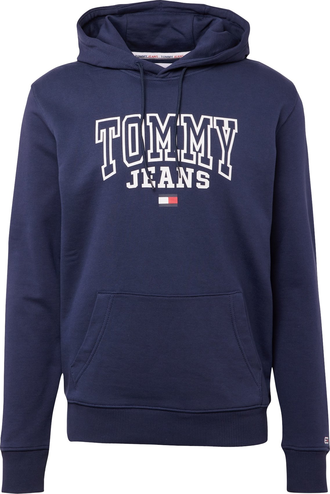 Tommy Jeans Mikina námořnická modř / červená / bílá