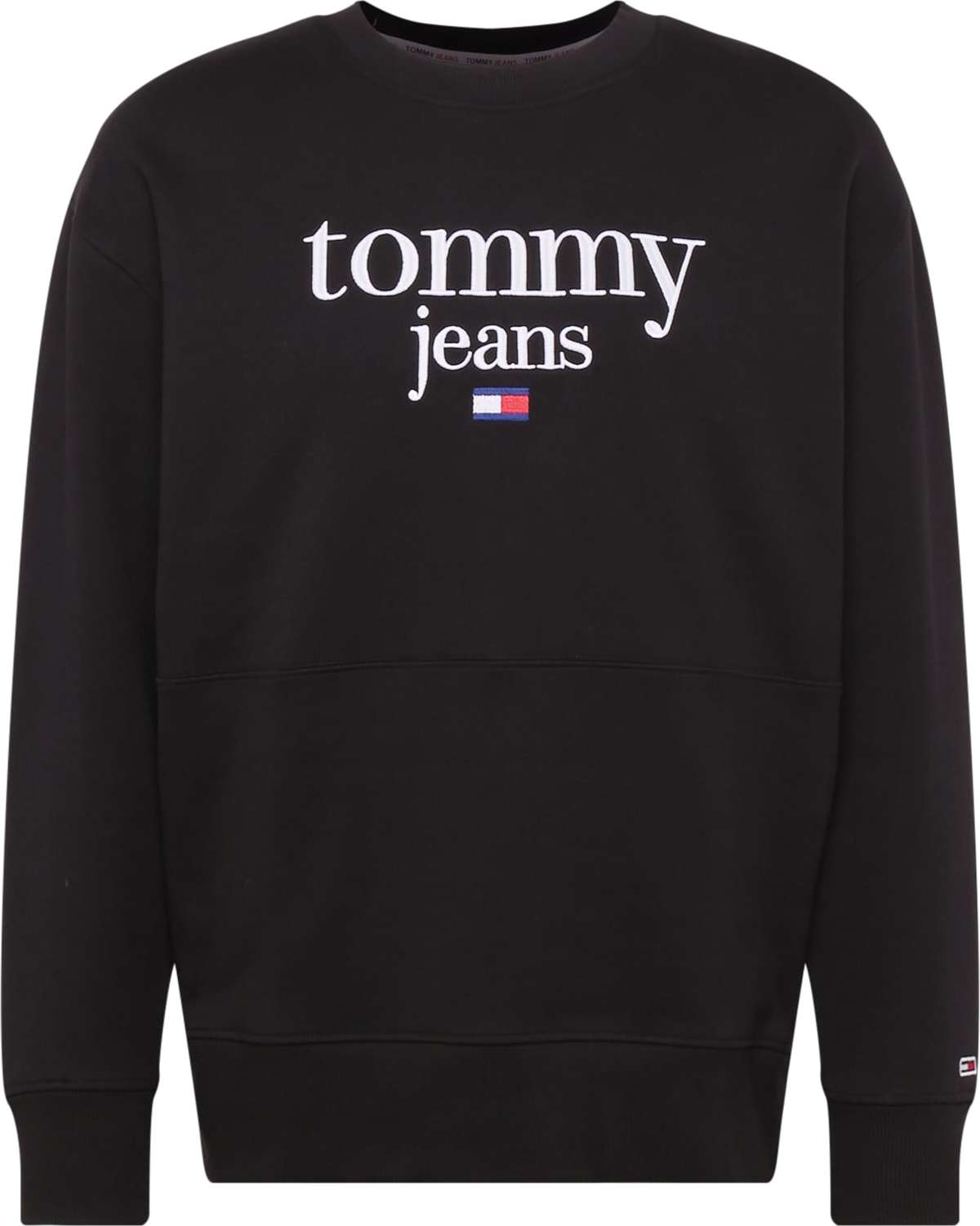 Tommy Jeans Mikina námořnická modř / červená / černá / bílá