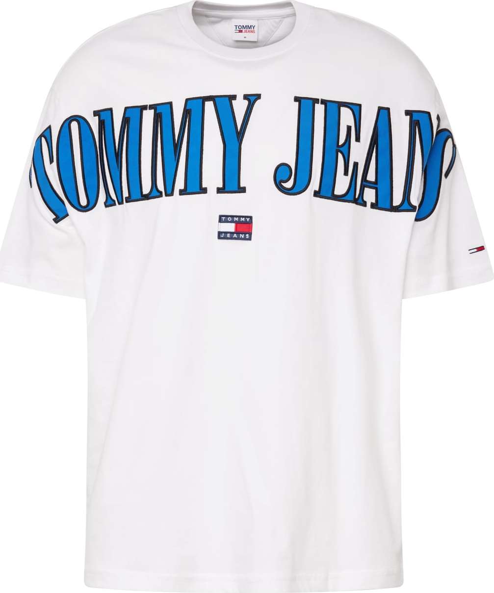 Tommy Jeans Tričko modrá / námořnická modř / červená / bílá