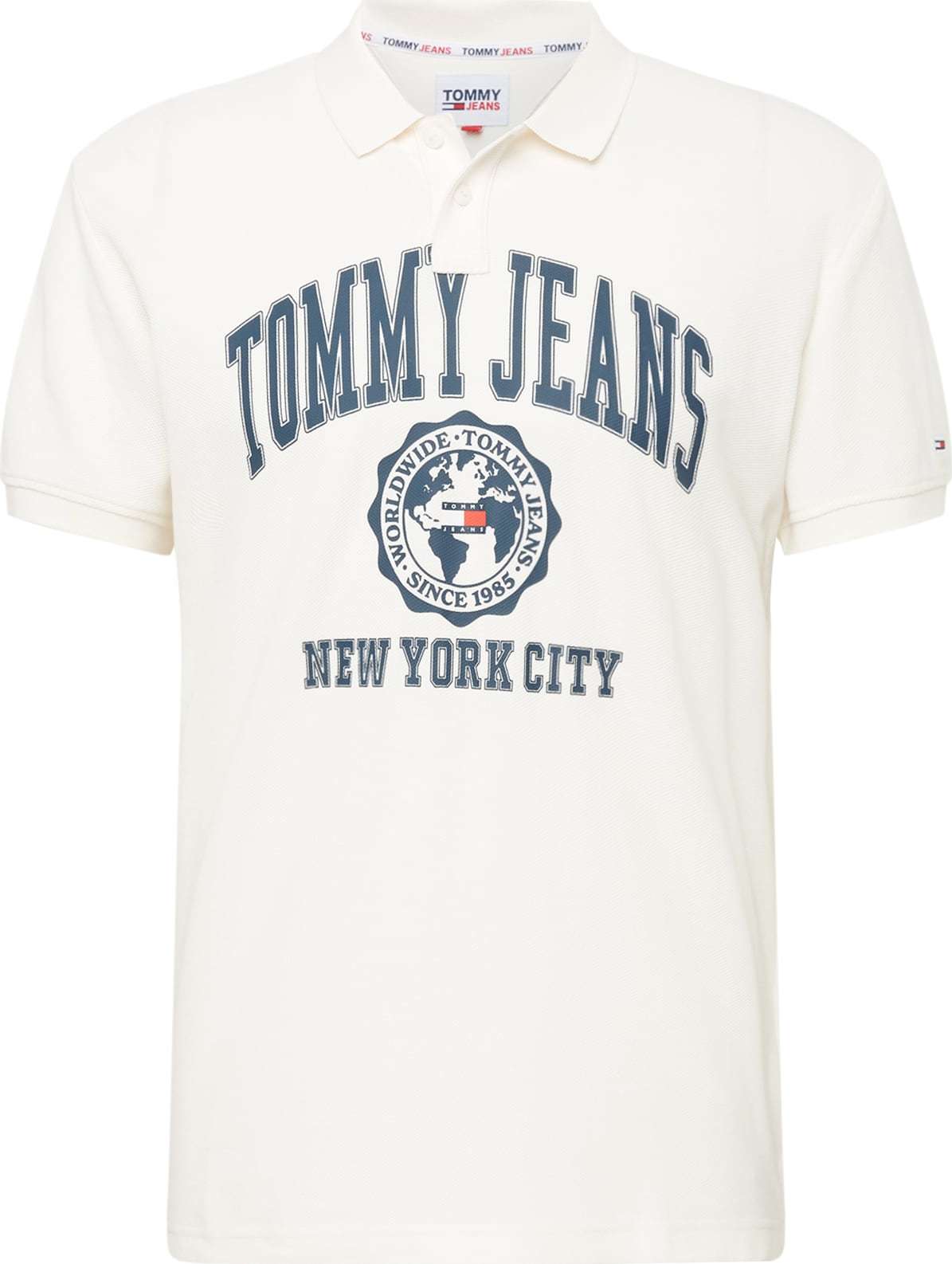 Tommy Jeans Tričko námořnická modř / červená / bílá