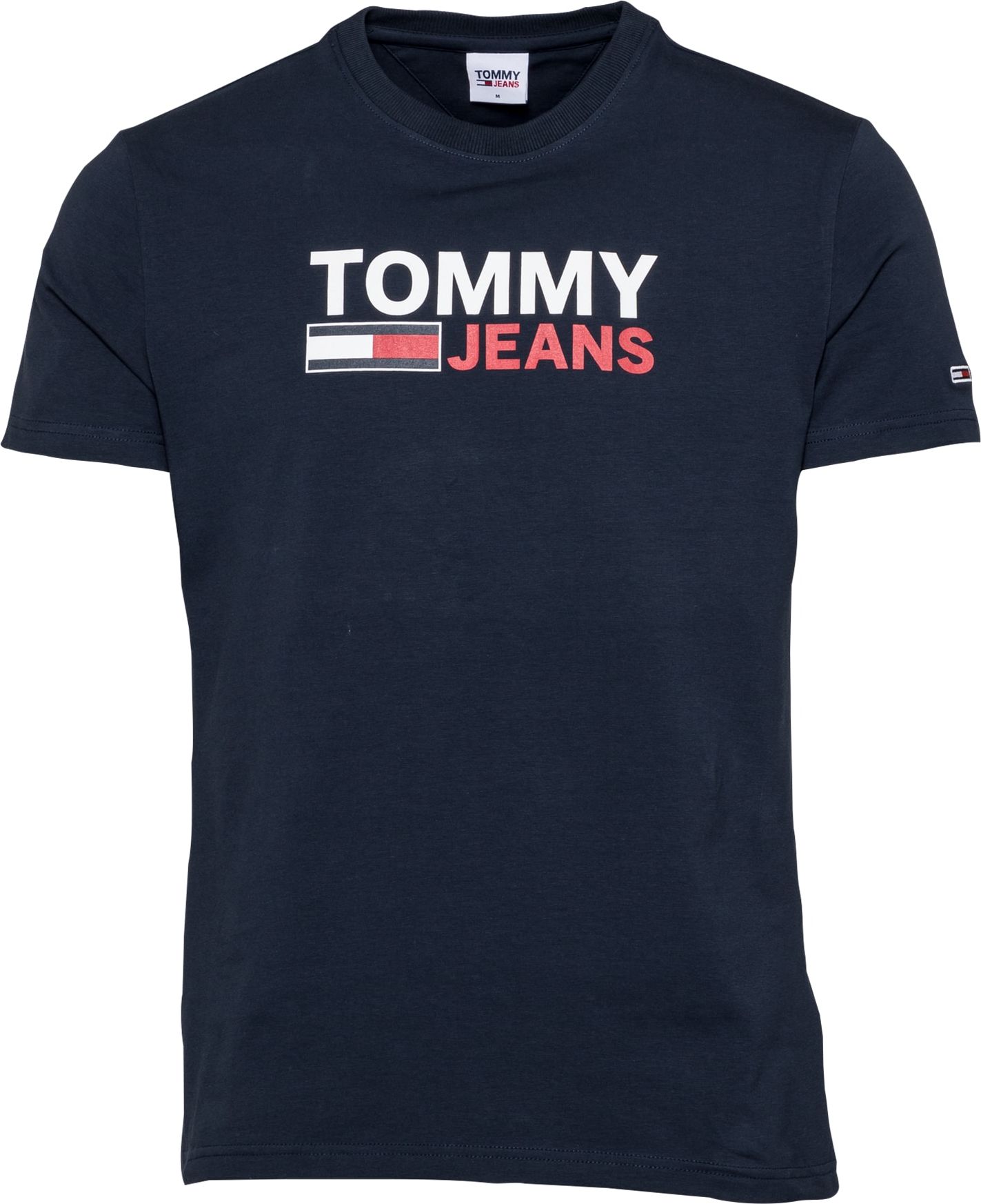 Tommy Jeans Tričko námořnická modř / červená / bílá