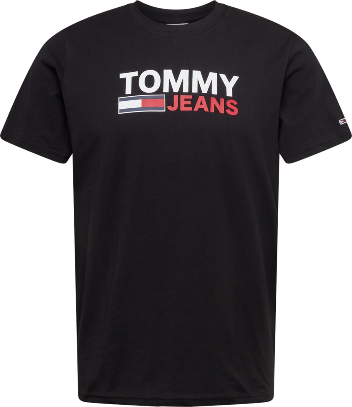 Tommy Jeans Tričko námořnická modř / červená / černá / bílá