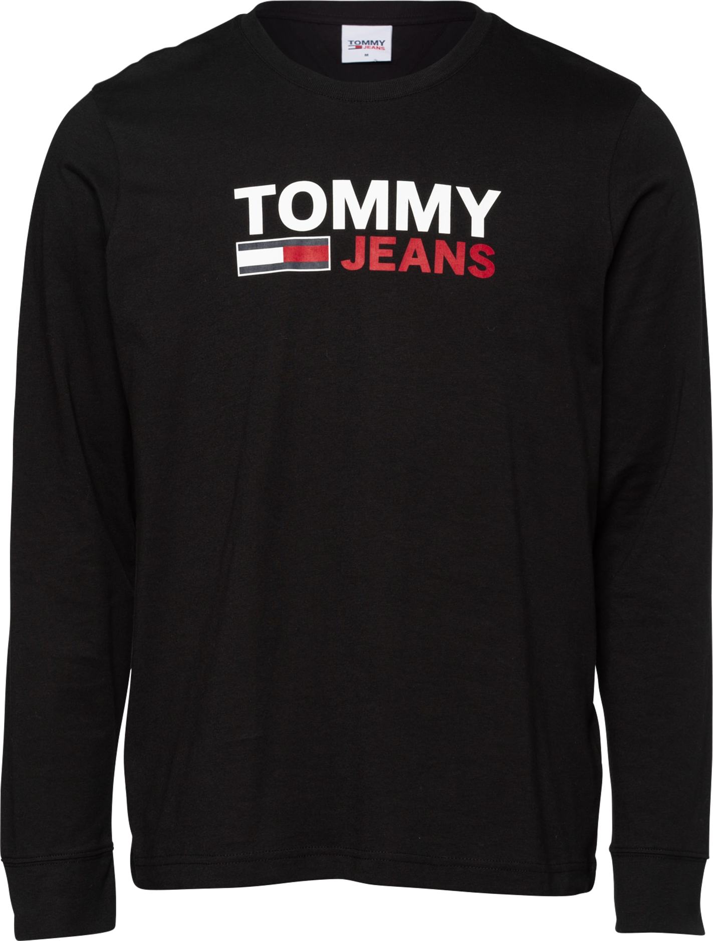 Tommy Jeans Tričko námořnická modř / ohnivá červená / černá / bílá