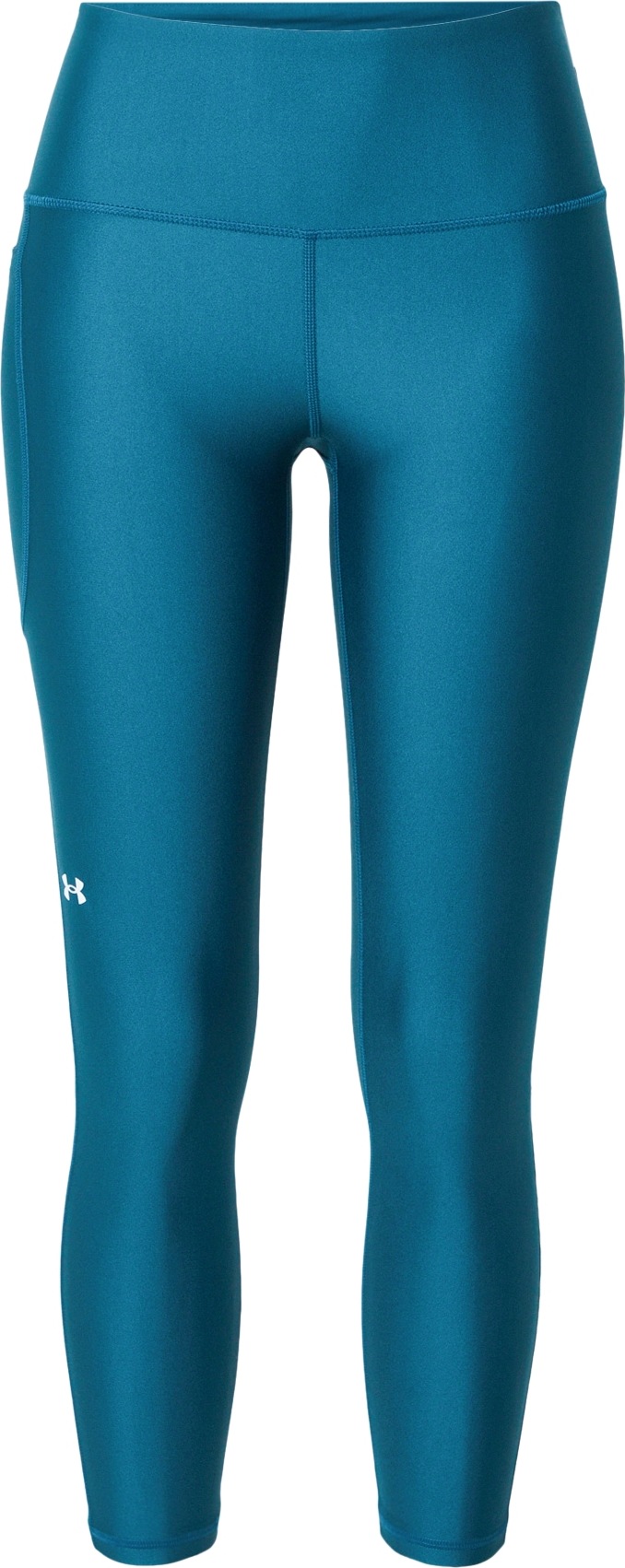 UNDER ARMOUR Sportovní kalhoty petrolejová / bílá