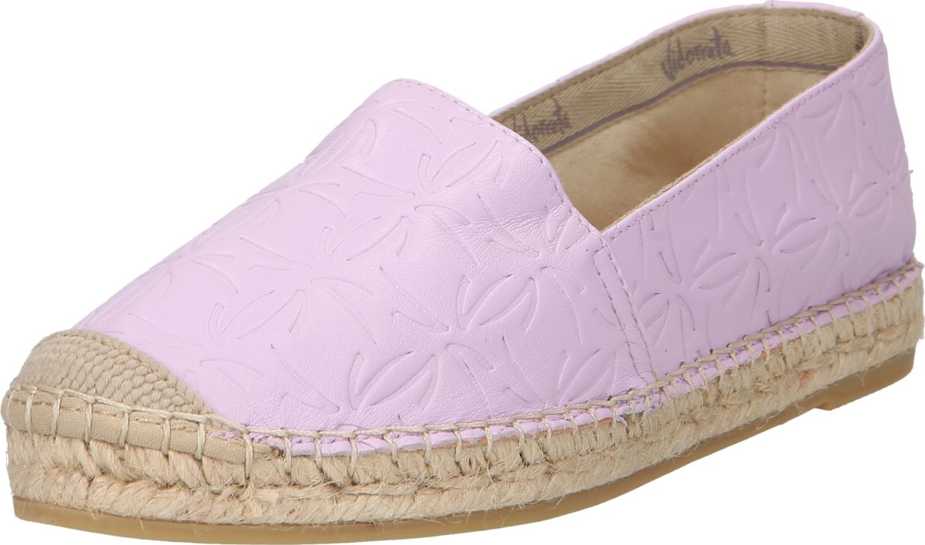 Vidorreta Espadrilky 'NAPA' starobéžová / fialová