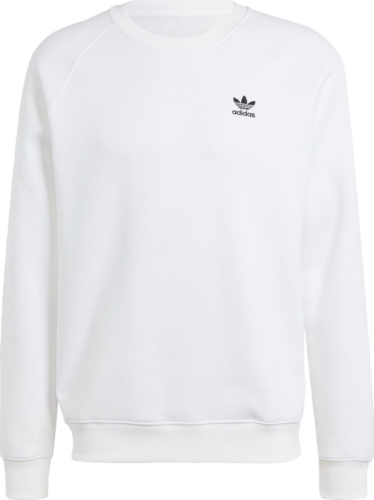 ADIDAS ORIGINALS Mikina černá / bílá