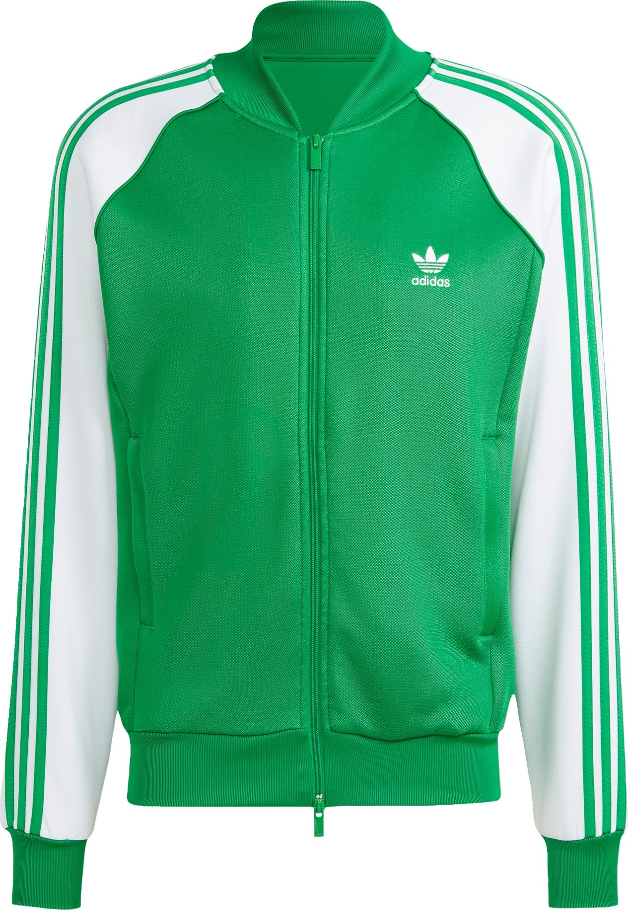 ADIDAS ORIGINALS Mikina zelená / bílá