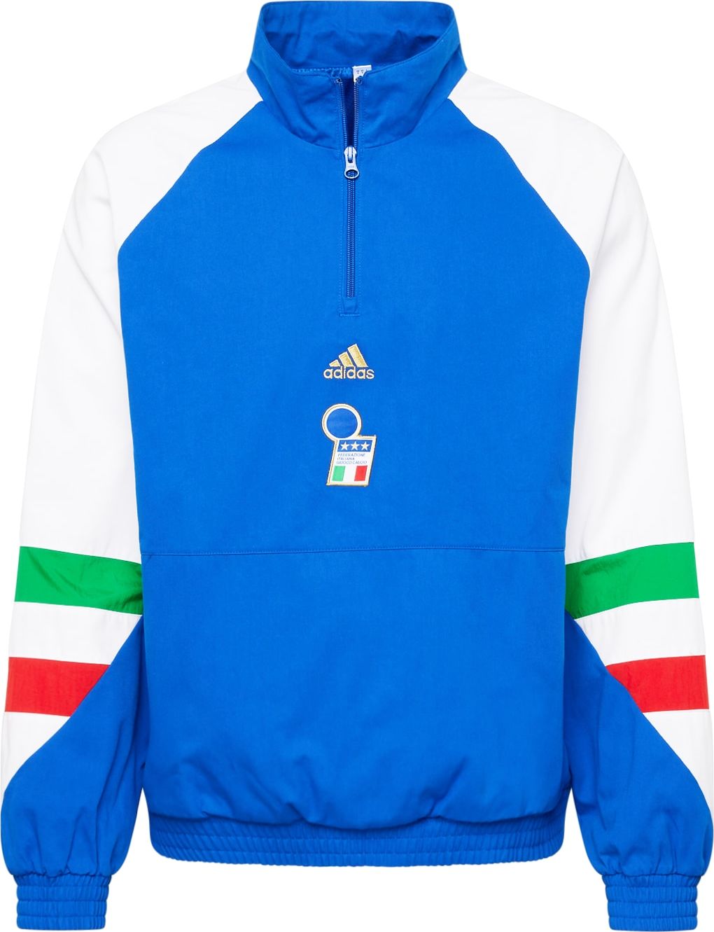 ADIDAS SPORTSWEAR Sportovní bunda modrá / zelená / červená / bílá